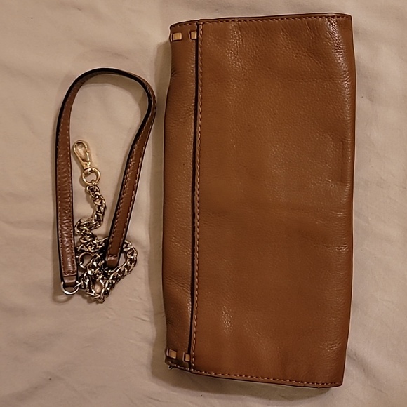 Michael Kors Hamilton Whipped Brown Clutch Shoulder bag Leather - Picture 5 of 11